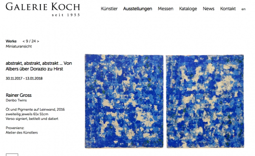 "abstract - abstract - abstract" Galerie Koch Hannover, Germany